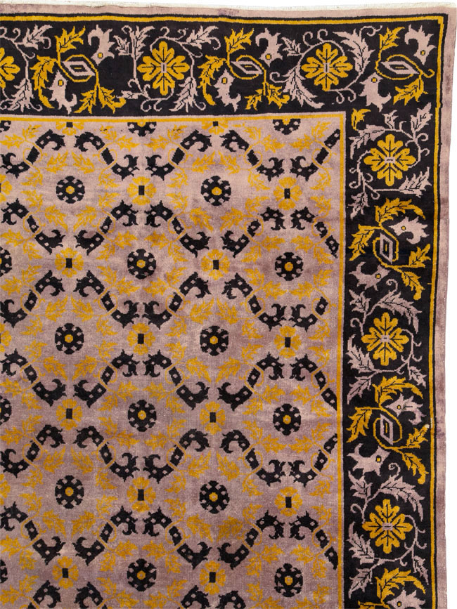 Vintage Chinese Art Deco Carpet, No.25716 - Gss