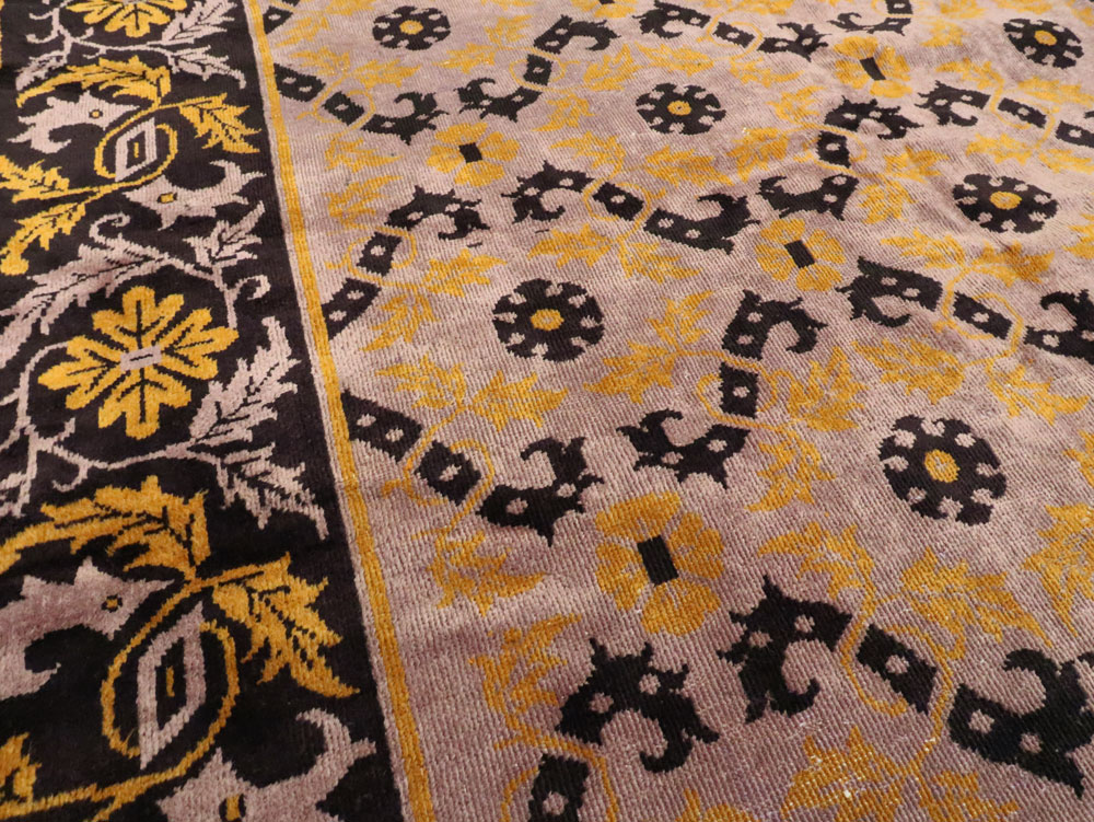 Vintage Chinese Art Deco Carpet, No.25716 - Gss