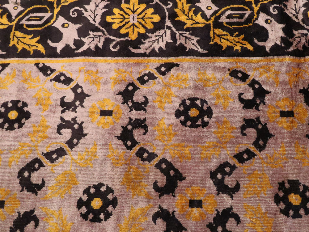 Vintage Chinese Art Deco Carpet, No.25716 - Gss