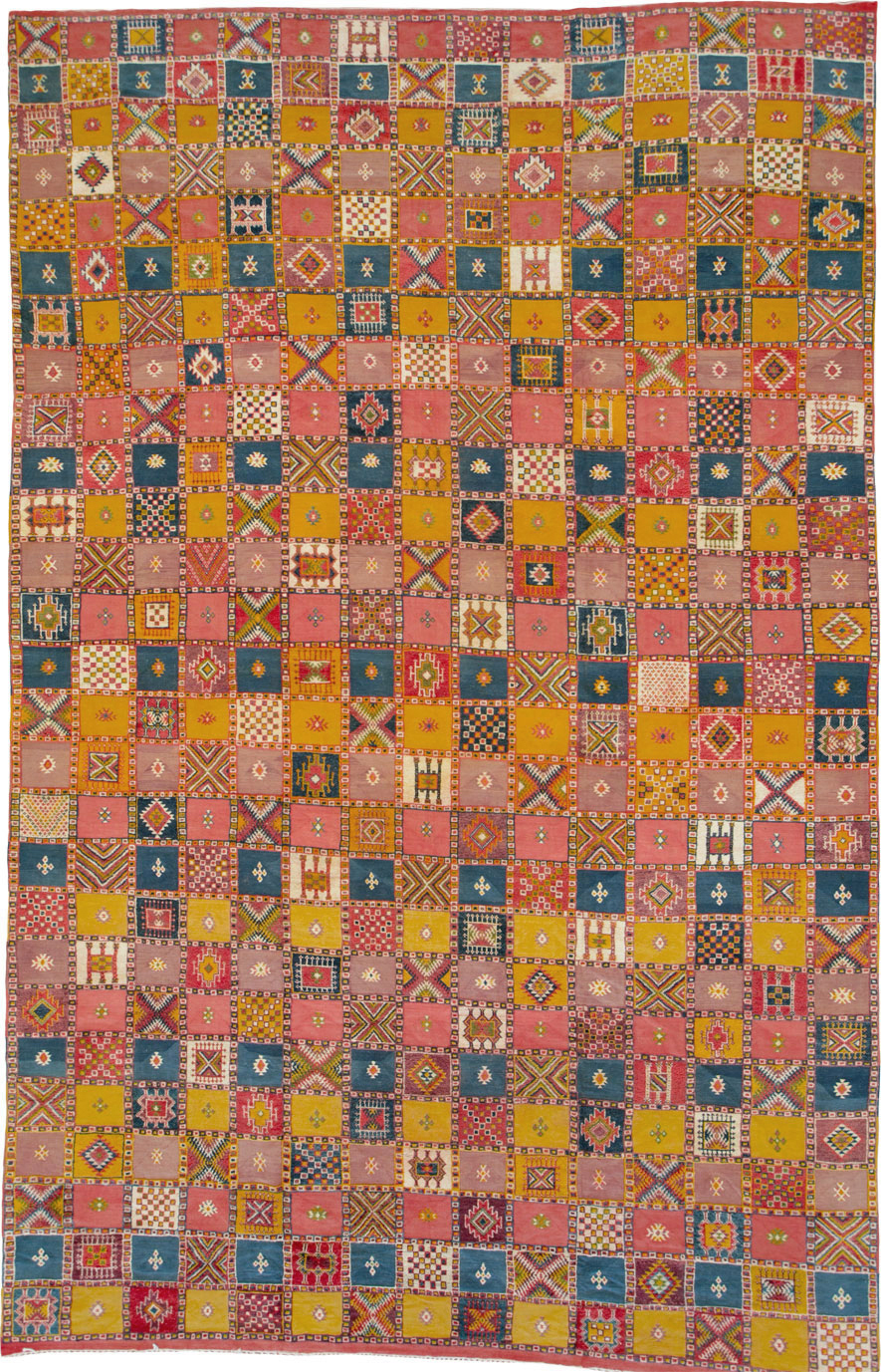 Vintage Moroccan Oversize Carpet, No.25717 - Gss