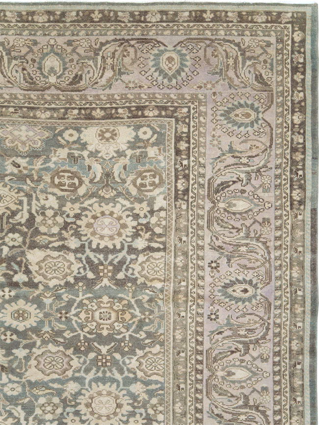 Vintage Persian Malayer Room Size Carpet, No.25731 - Gss