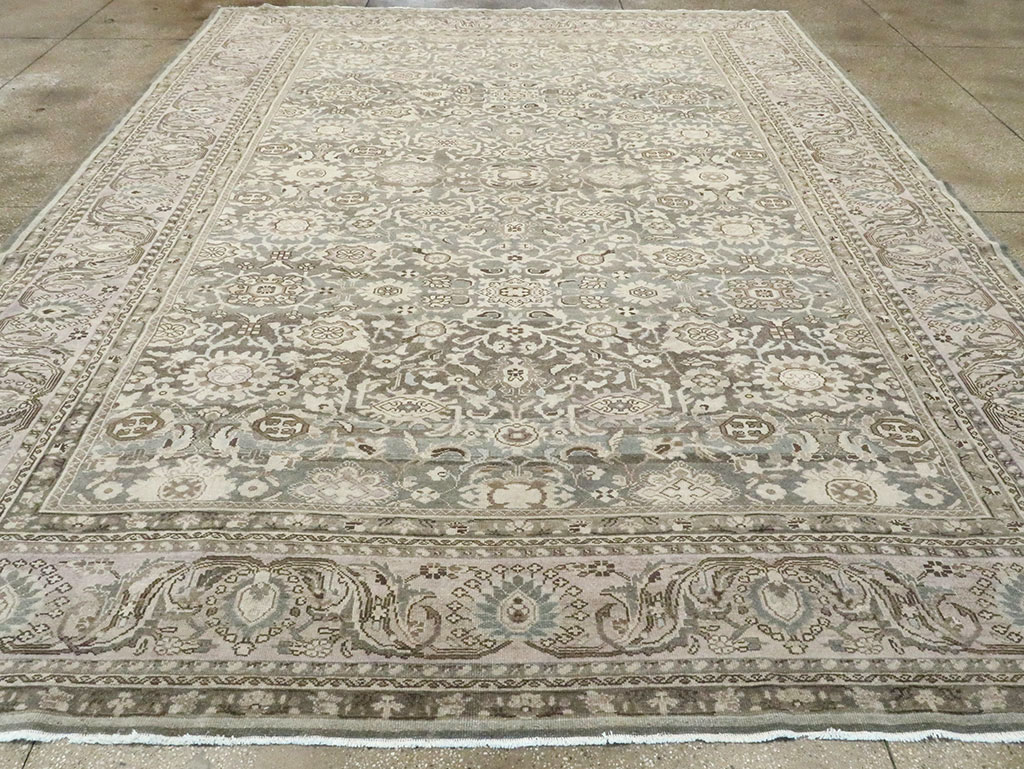 Vintage Persian Malayer Room Size Carpet, No.25731 - Gss