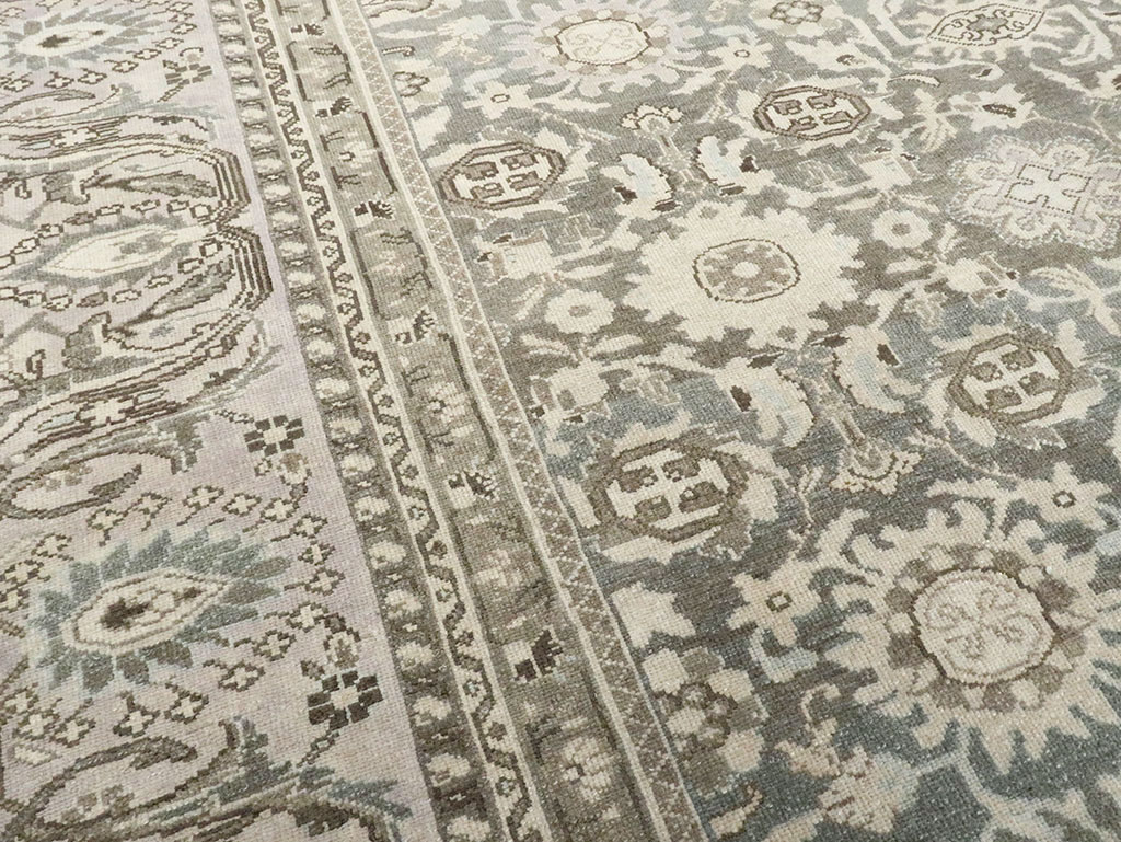Vintage Persian Malayer Room Size Carpet, No.25731 - Gss