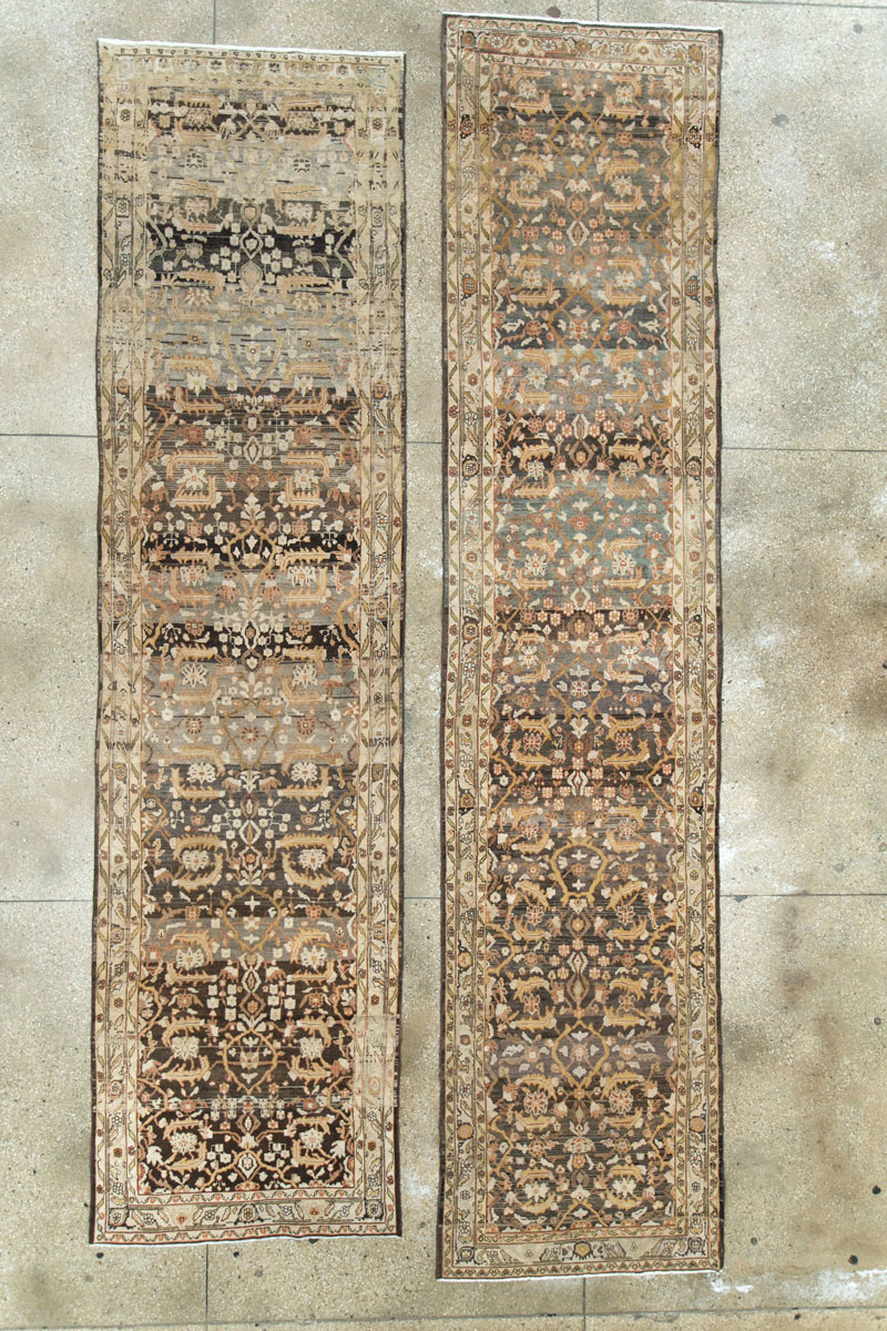 Vintage Persian Malayer Runner (Pair: 1 of 2), No.25747 - Gss