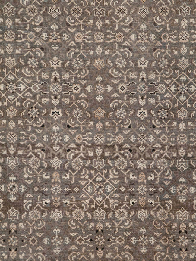 Vintage Persian Malayer Wide Gallery Runner, No.25752 - Gss