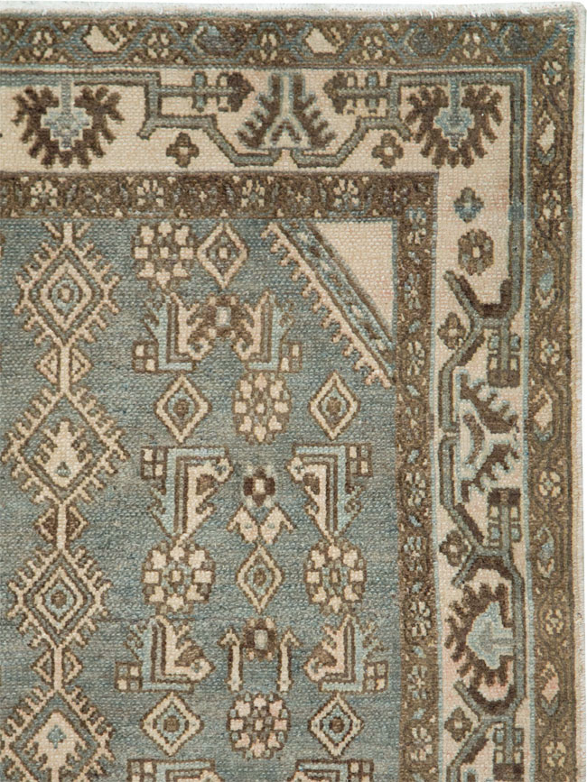 Vintage Persian Malayer Throw Rug, No.25762 - Gss