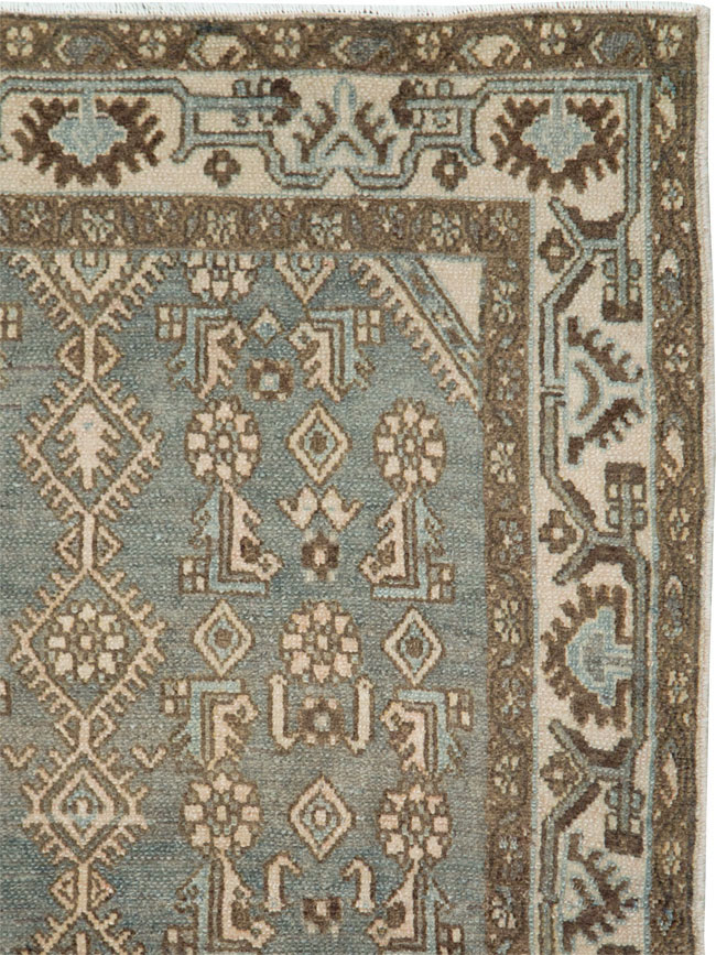 Vintage Persian Malayer Throw Rug, No.25762 - Gss