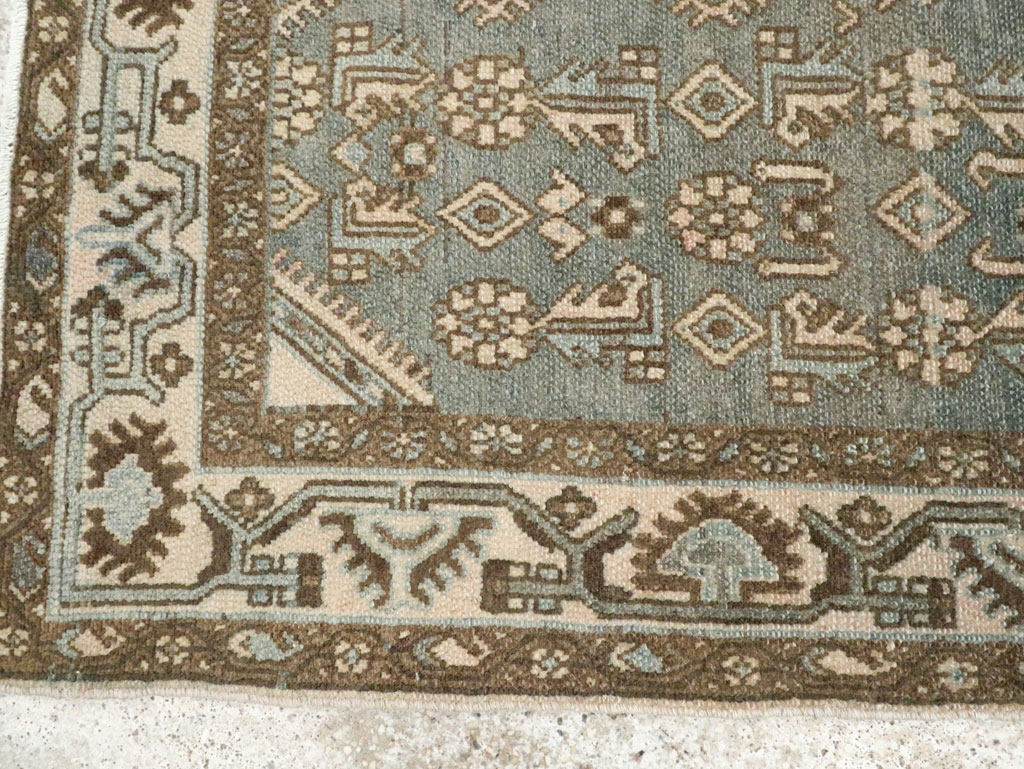 Vintage Persian Malayer Throw Rug, No.25762 - Gss