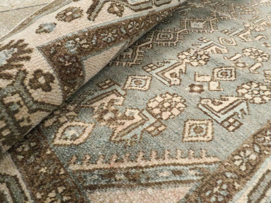 Vintage Persian Malayer Throw Rug, No.25762 - Gss