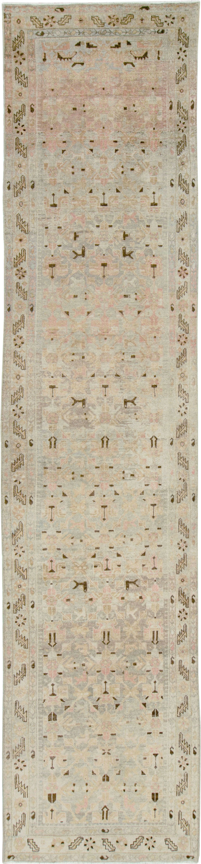 Vintage Persian Malayer Runner (Pair: 1 of 2), No.25765 - Gss