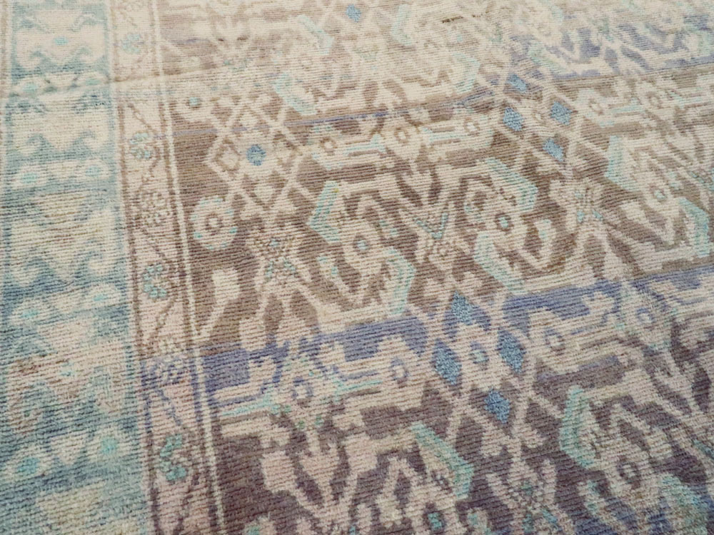 Vintage Persian Malayer Wide Gallery Runner, No.25767 - Gss