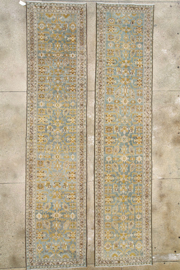 Vintage Persian Malayer Runner (Pair: 2 of 2), No.25789 - Gss