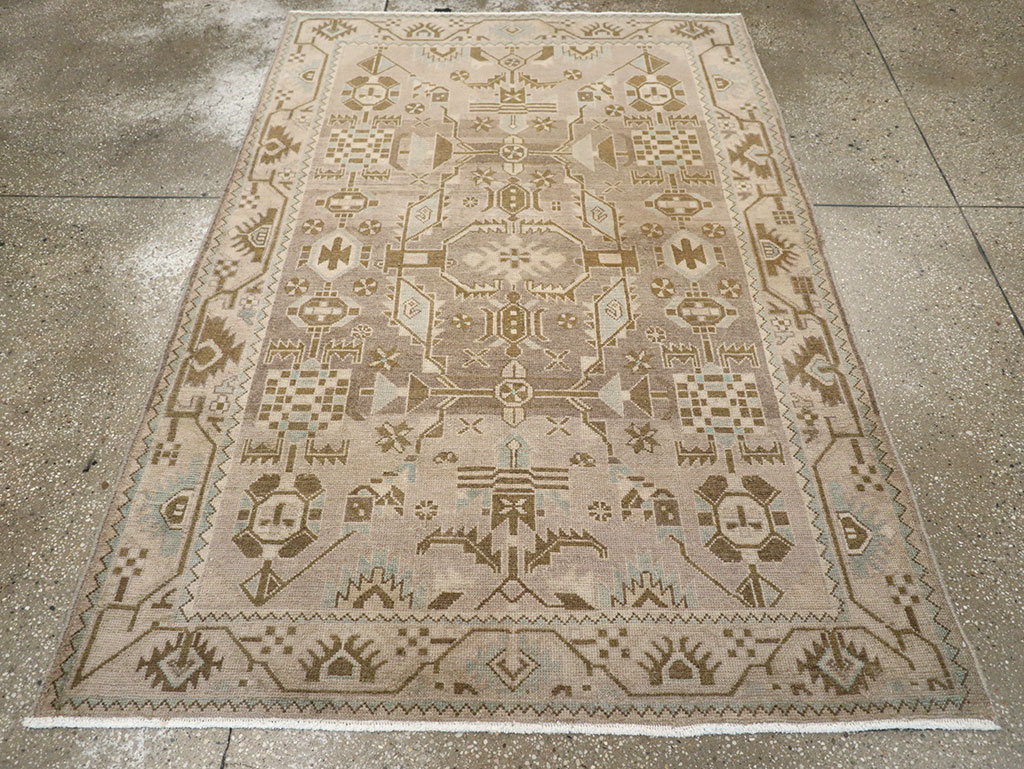 Vintage Persian Malayer Rug, No.25790 - Gss