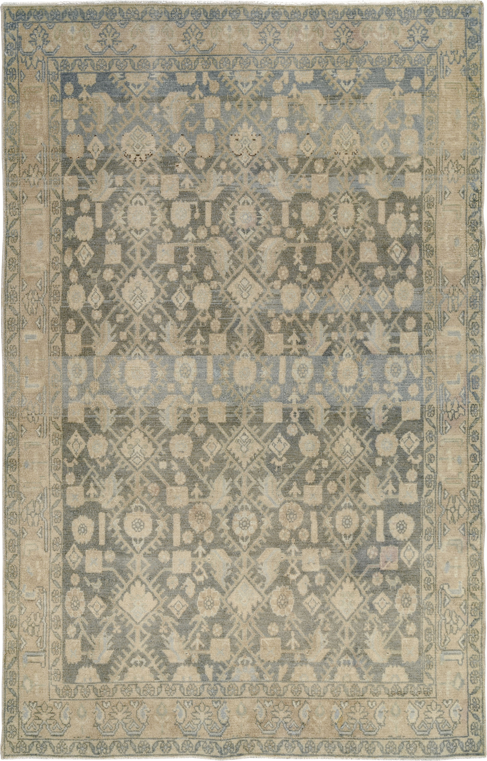 Vintage Persian Malayer Rug, No.25798 - Gss