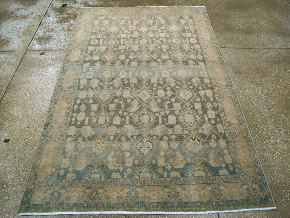 Vintage Persian Malayer Rug, No.25798 - Gss
