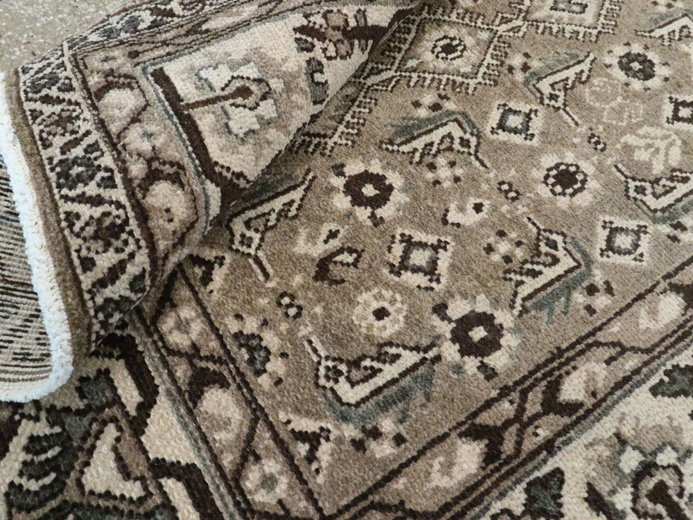 Vintage Persian Malayer Wide Gallery Runner, No.25803 - Gss