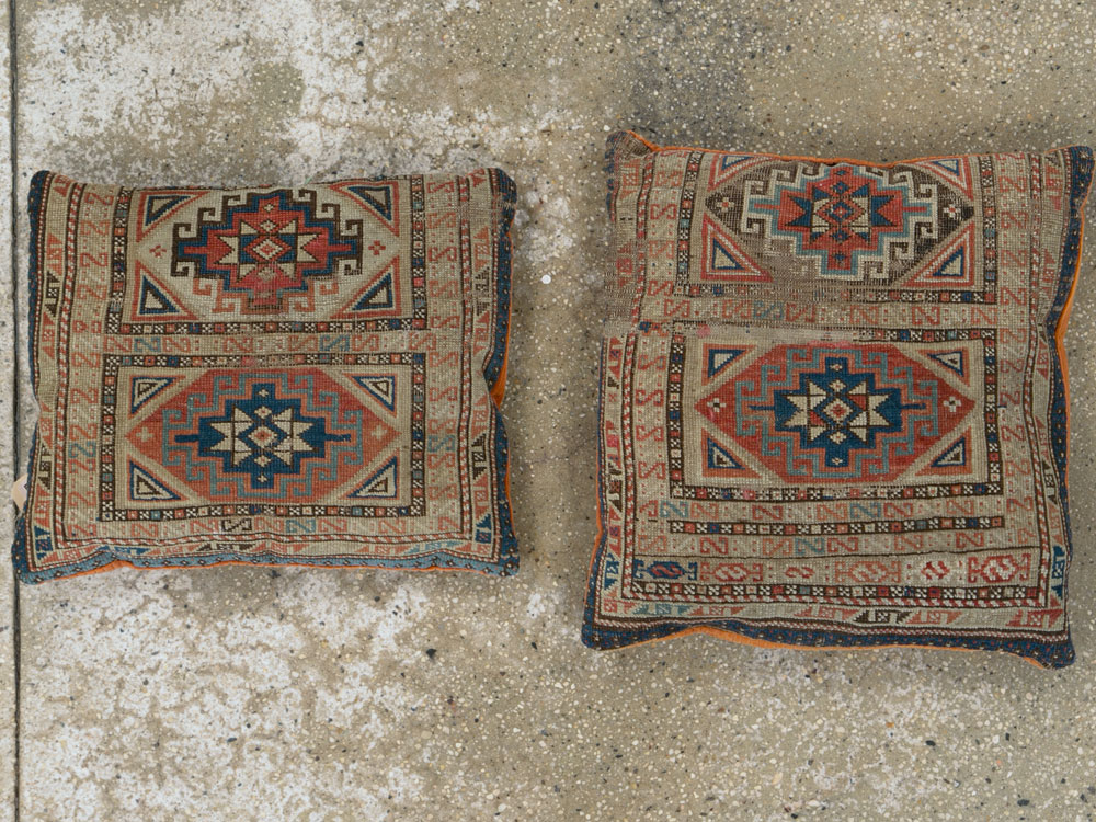 Antique Caucasian Kuba Pillow, No.25807 - Gss