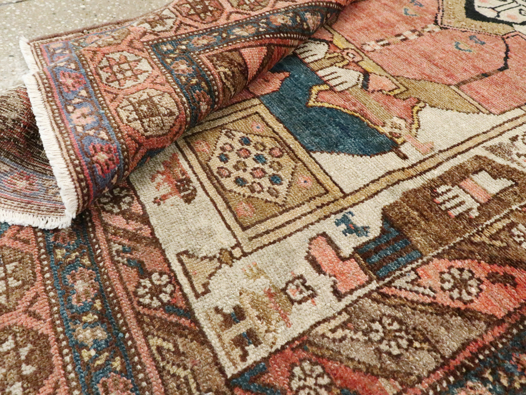 Antique Persian Pictorial Malayer Rug, No.25808 - Gss