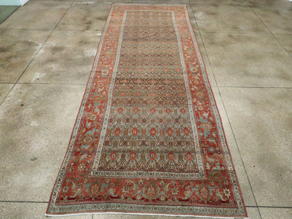 Antique Kurdish Gallery Carpet, No.25822 - Gss