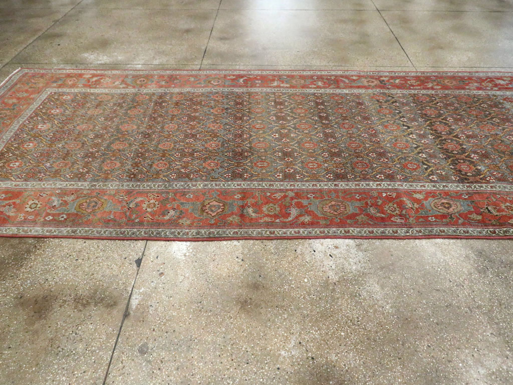 Antique Kurdish Gallery Carpet, No.25822 - Gss
