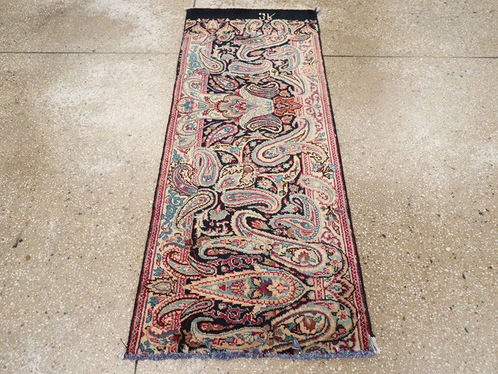 Vintage Persian Mashad Rug, No.25832 - Gss