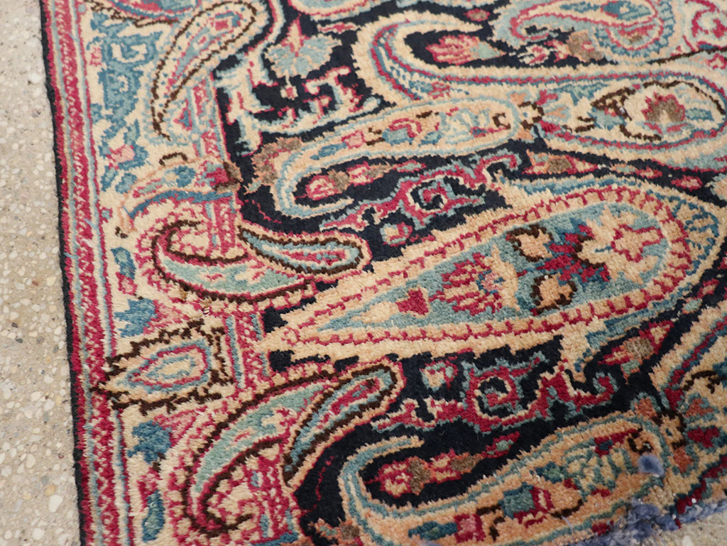 Vintage Persian Mashad Rug, No.25832 - Gss