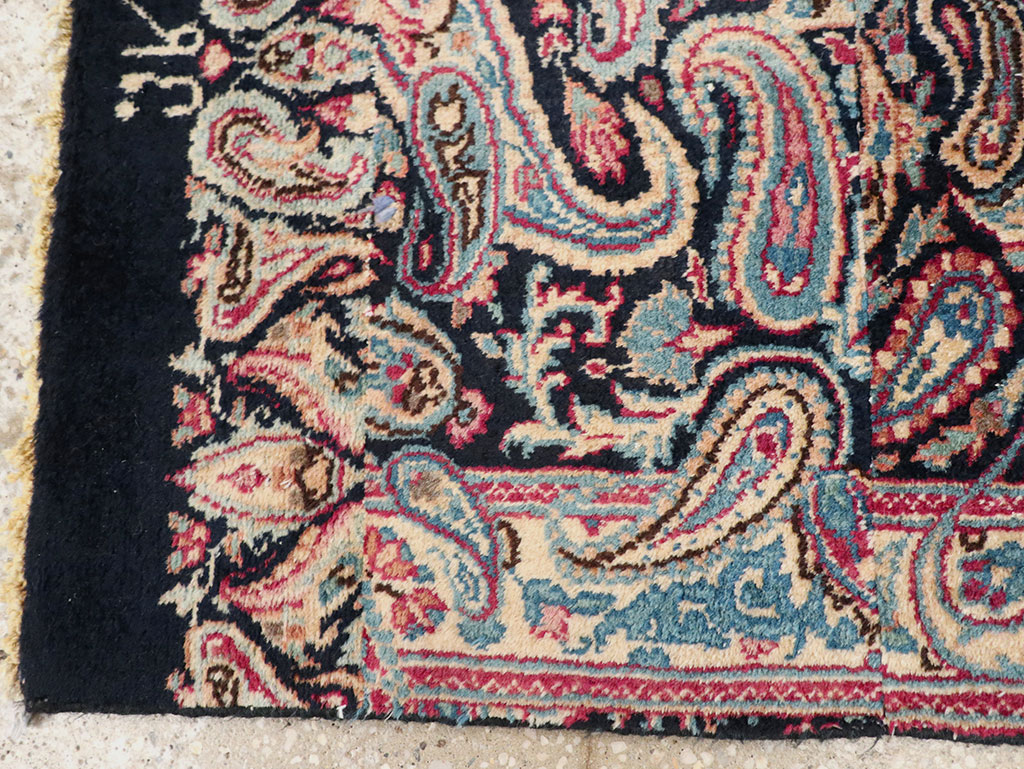 Vintage Persian Mashad Rug, No.25832 - Gss