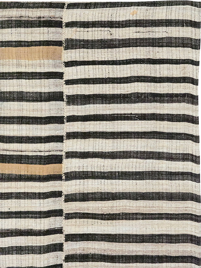 Vintage Persian Flatweave Kilim Accent Rug, No.25843 - Gss