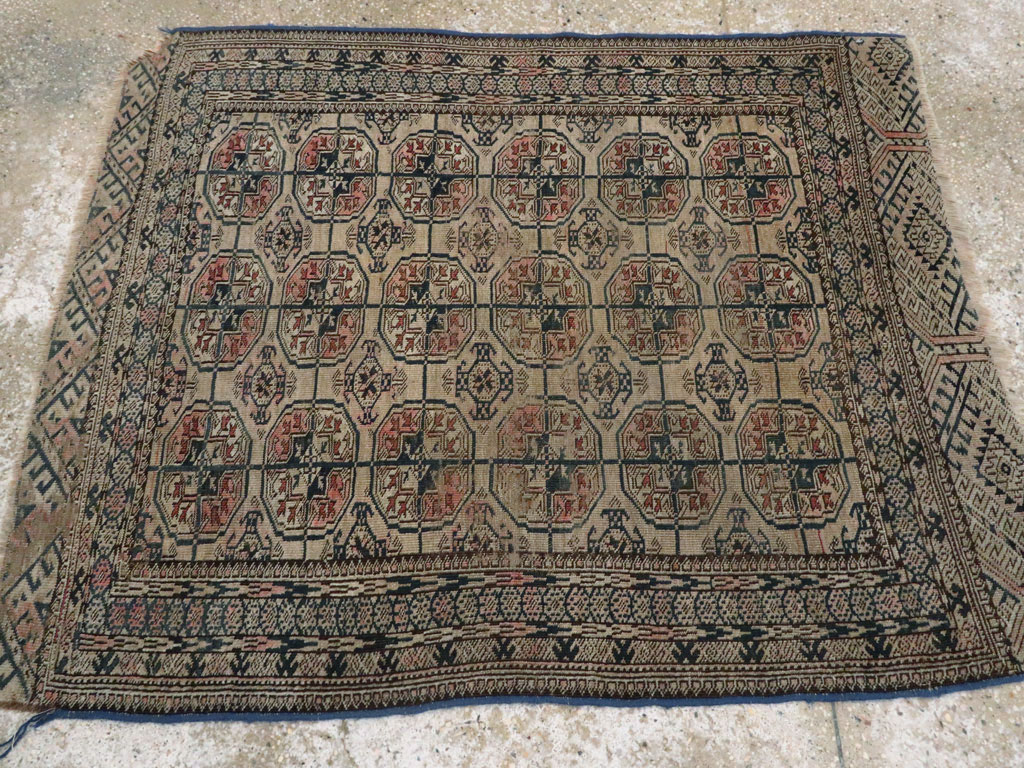 Antique Central Asian Tekke Rug, No.25852 - Gss