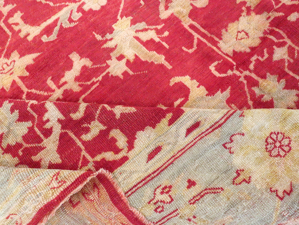 Antique Turkish Oushak Carpet, No.25853 - Gss