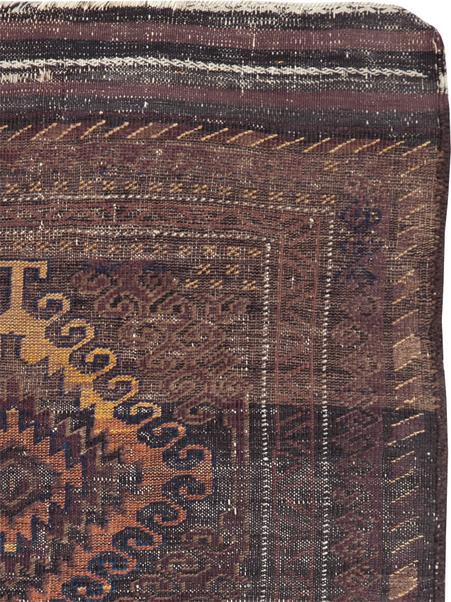 Vintage Afghan Baluch Rug, No.25860 - Gss