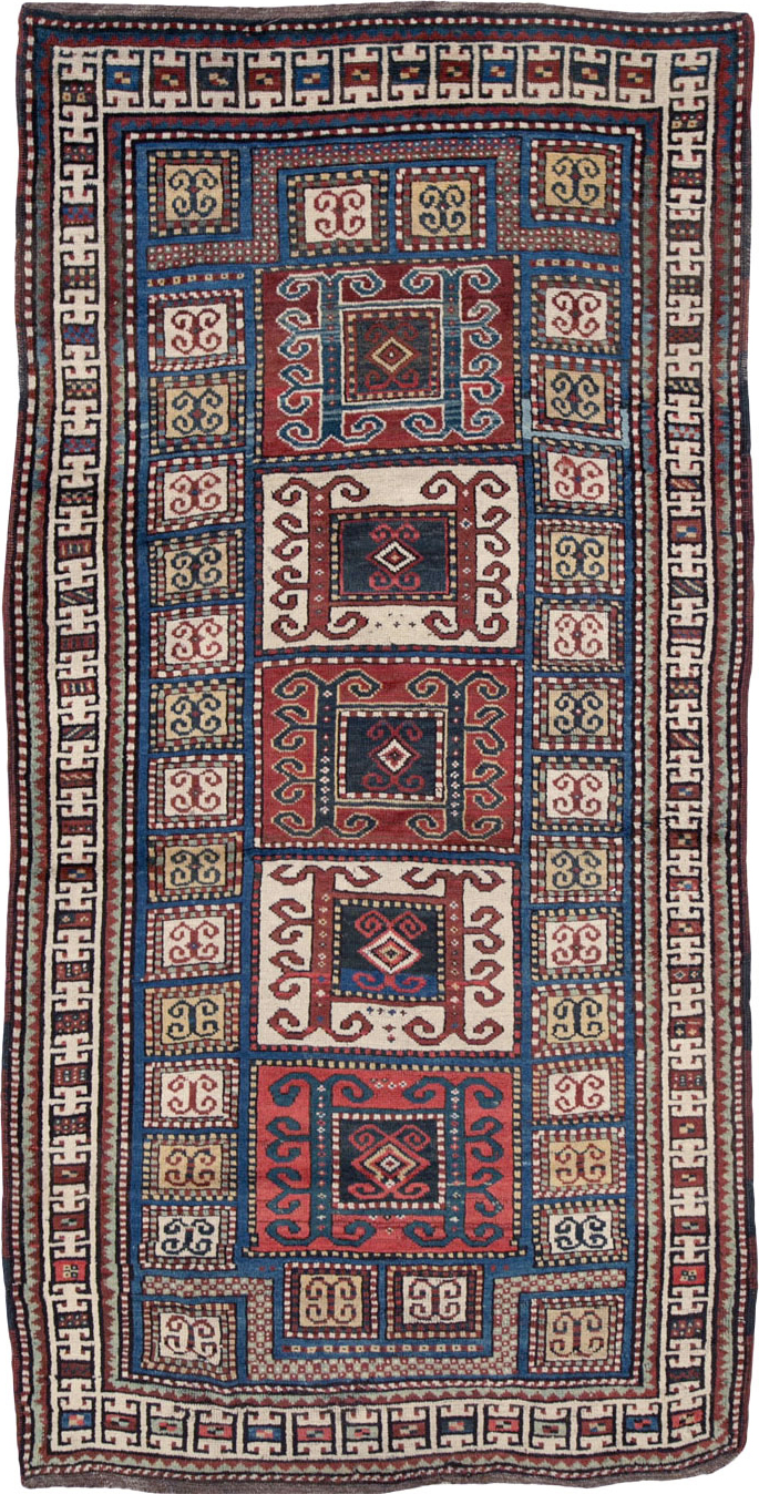 Antique Caucasian Kazak Rug, No.25877 - Gss