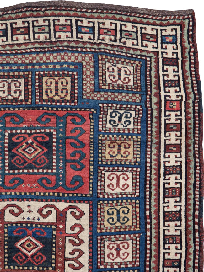 Antique Caucasian Kazak Rug, No.25877 - Gss