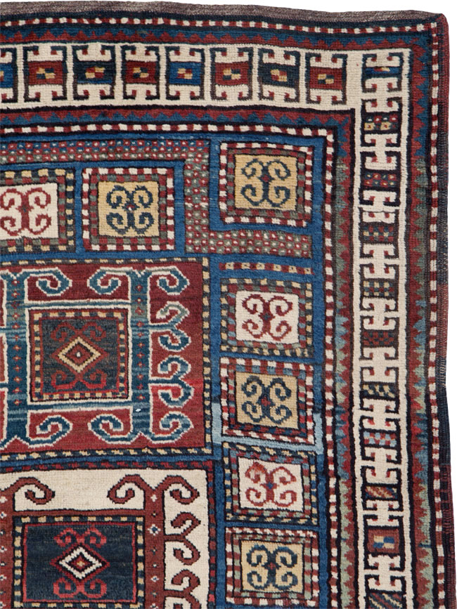 Antique Caucasian Kazak Rug, No.25877 - Gss