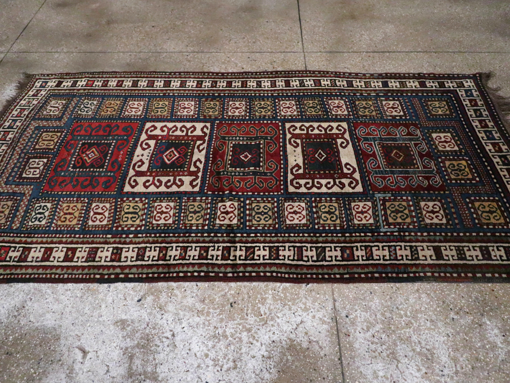Antique Caucasian Kazak Rug, No.25877 - Gss