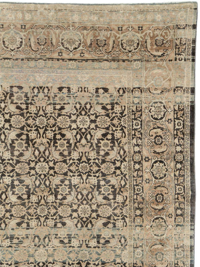 Antique Persian Lavar Kerman Carpet, No.25884 - Gss