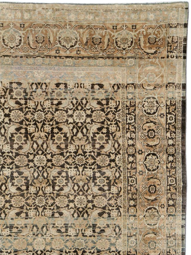 Antique Persian Lavar Kerman Carpet, No.25884 - Gss