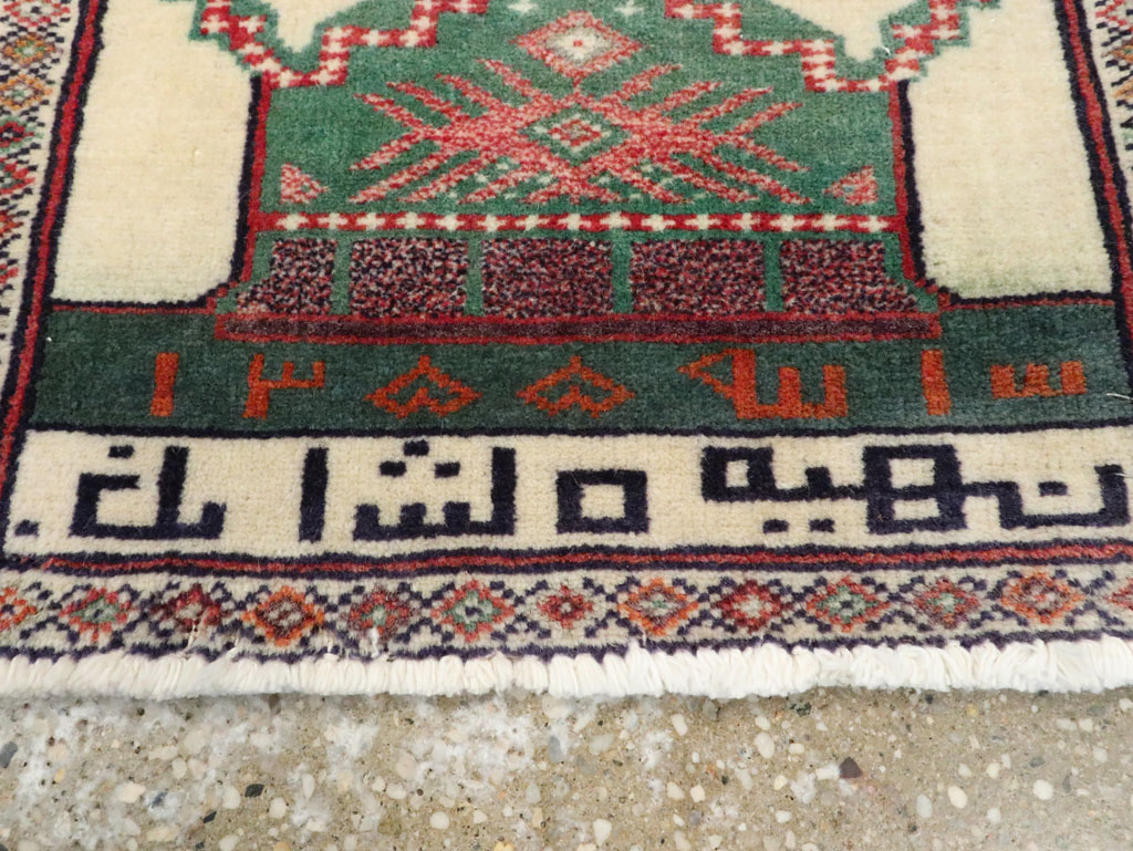 Vintage Persian Pictorial Baluch Rug, No.25888 - Gss
