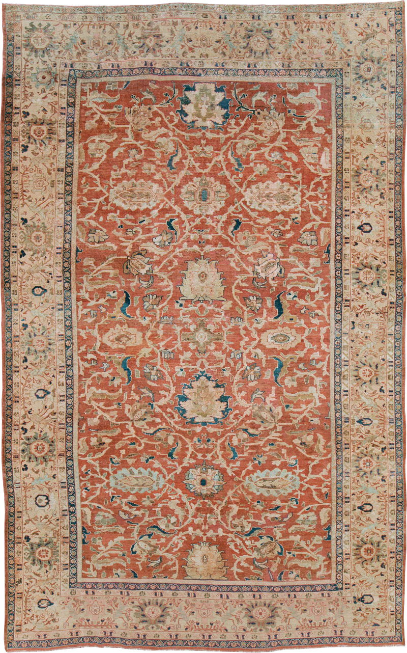 Antique Persian Mahal Large Carpet, No.25893 - Gss