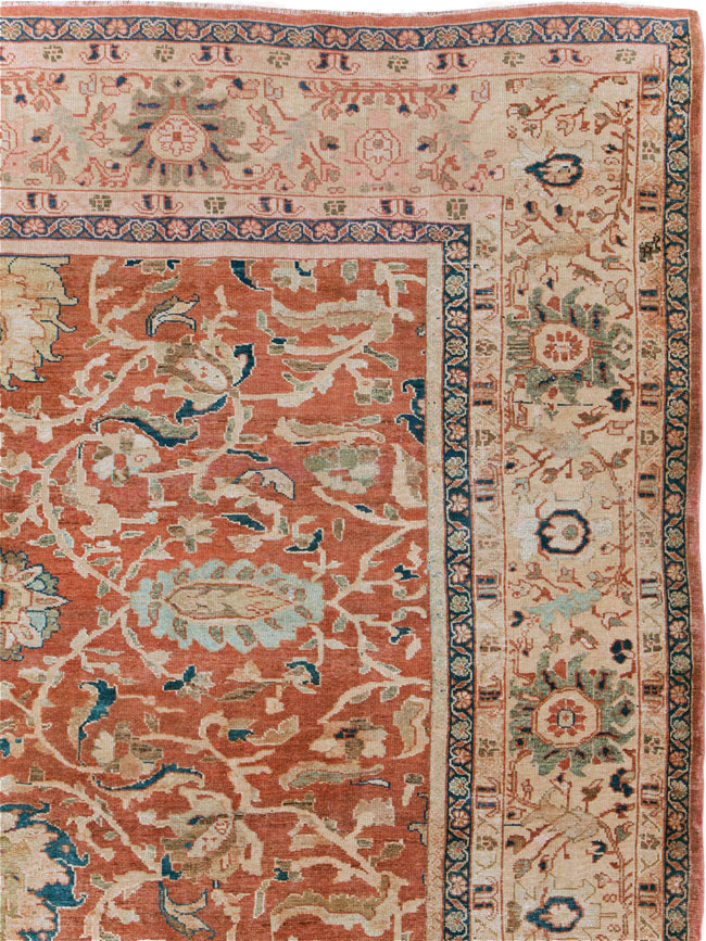 Antique Persian Mahal Large Carpet, No.25893 - Gss