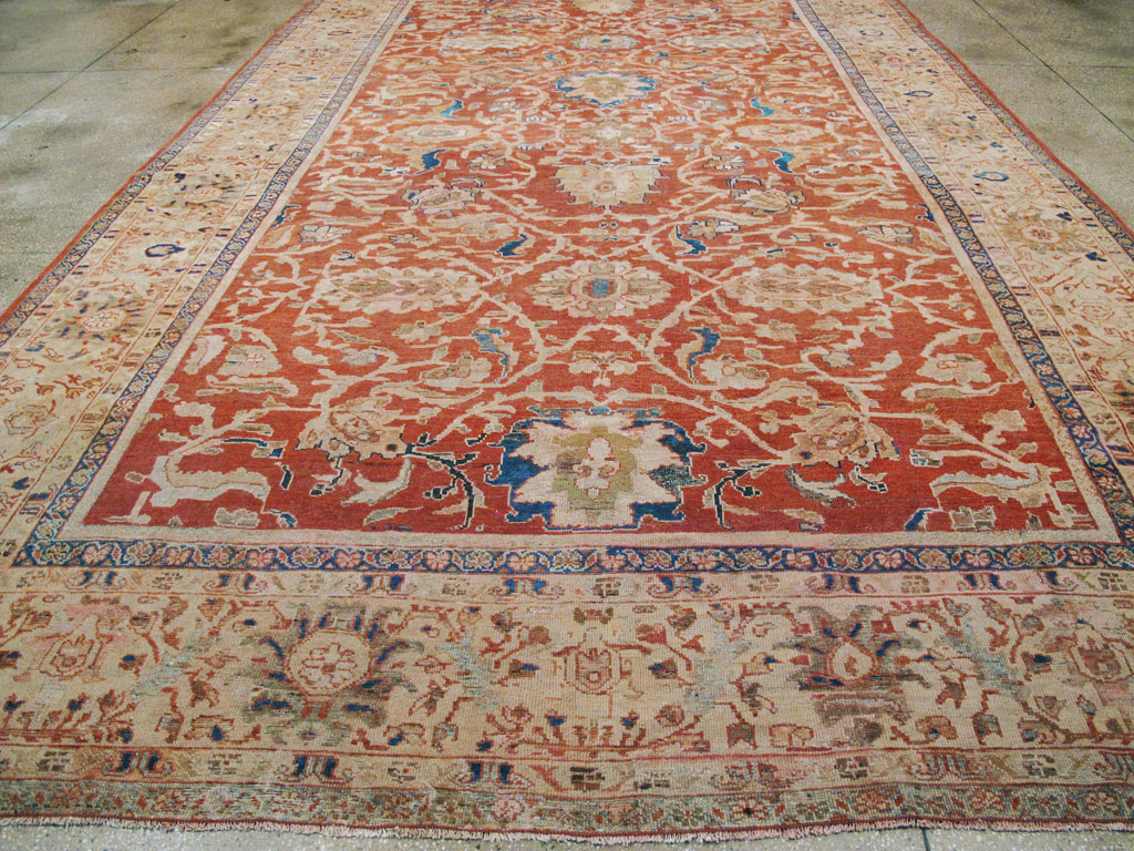 Antique Persian Mahal Large Carpet, No.25893 - Gss