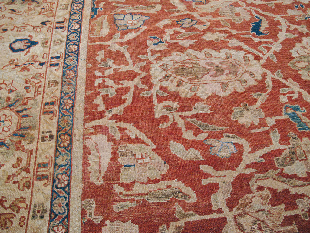 Antique Persian Mahal Large Carpet, No.25893 - Gss