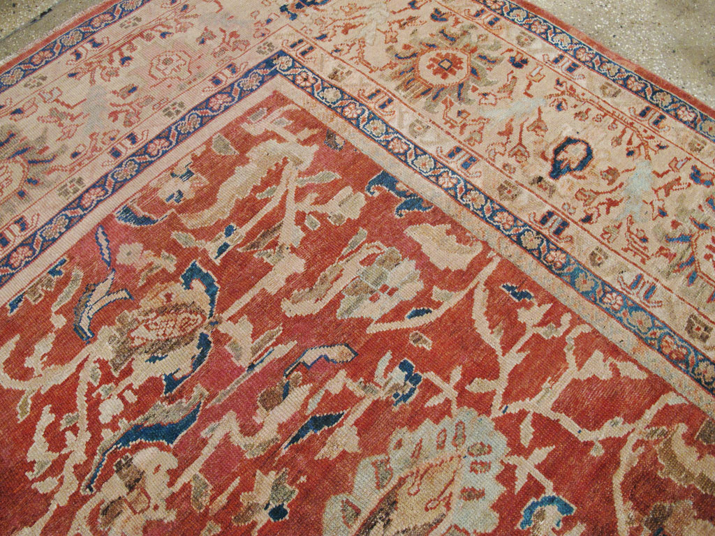 Antique Persian Mahal Large Carpet, No.25893 - Gss