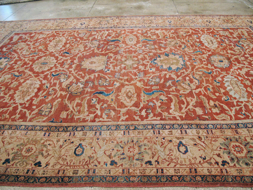 Antique Persian Mahal Large Carpet, No.25893 - Gss