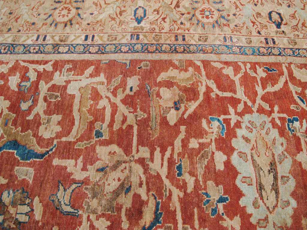 Antique Persian Mahal Large Carpet, No.25893 - Gss