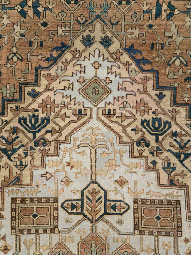 Antique Persian Heriz Carpet, No.25894 - Gss