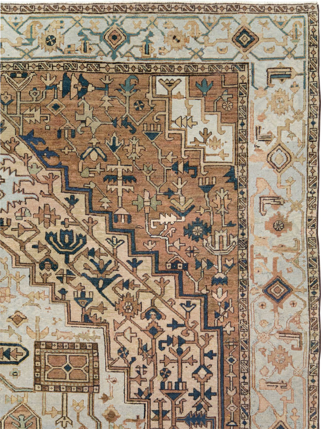 Antique Persian Heriz Carpet, No.25894 - Gss