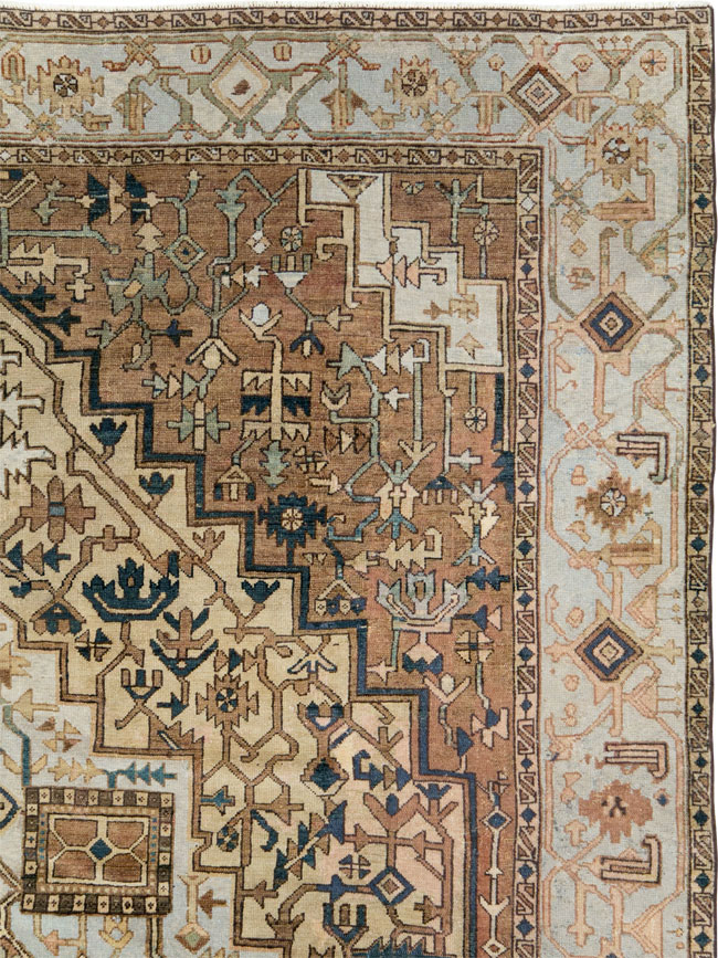 Antique Persian Heriz Carpet, No.25894 - Gss