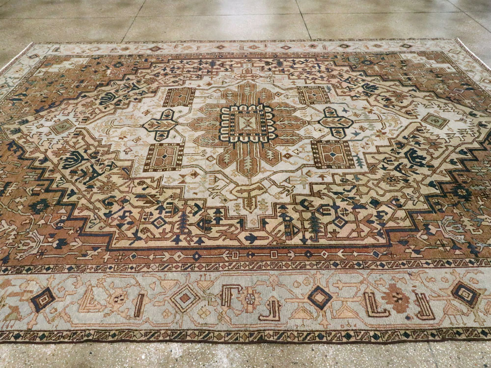 Antique Persian Heriz Carpet, No.25894 - Gss