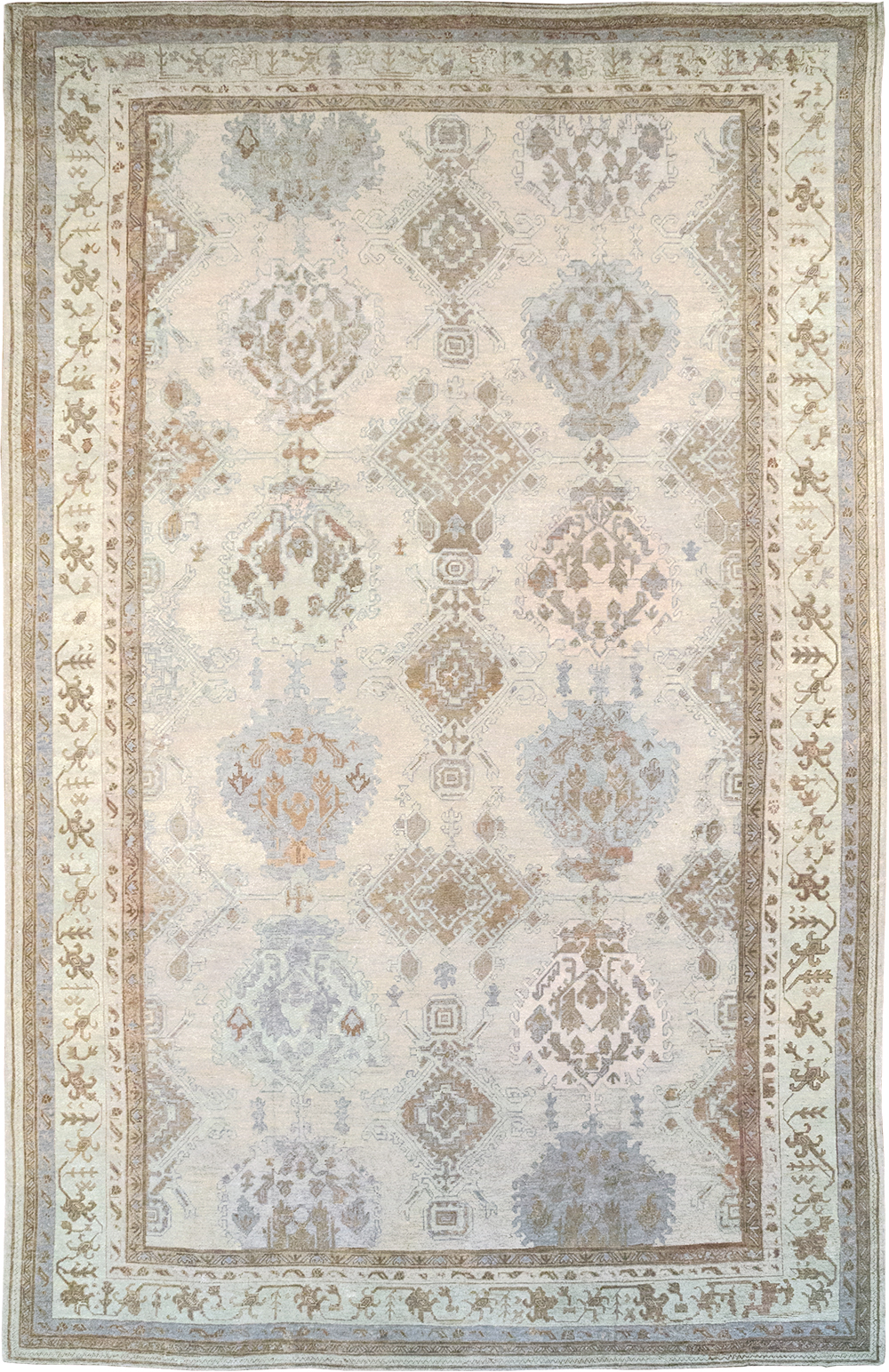 Antique Turkish Oushak Oversize Carpet, No.25900 - Gss